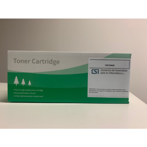 TONER REMANUFACTURADO TEKTONER LEXMARK 12A7462 COLOR NEGRO